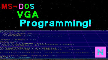 Can I Program VGA Graphics in MS-DOS? (Watch Me Struggle!)