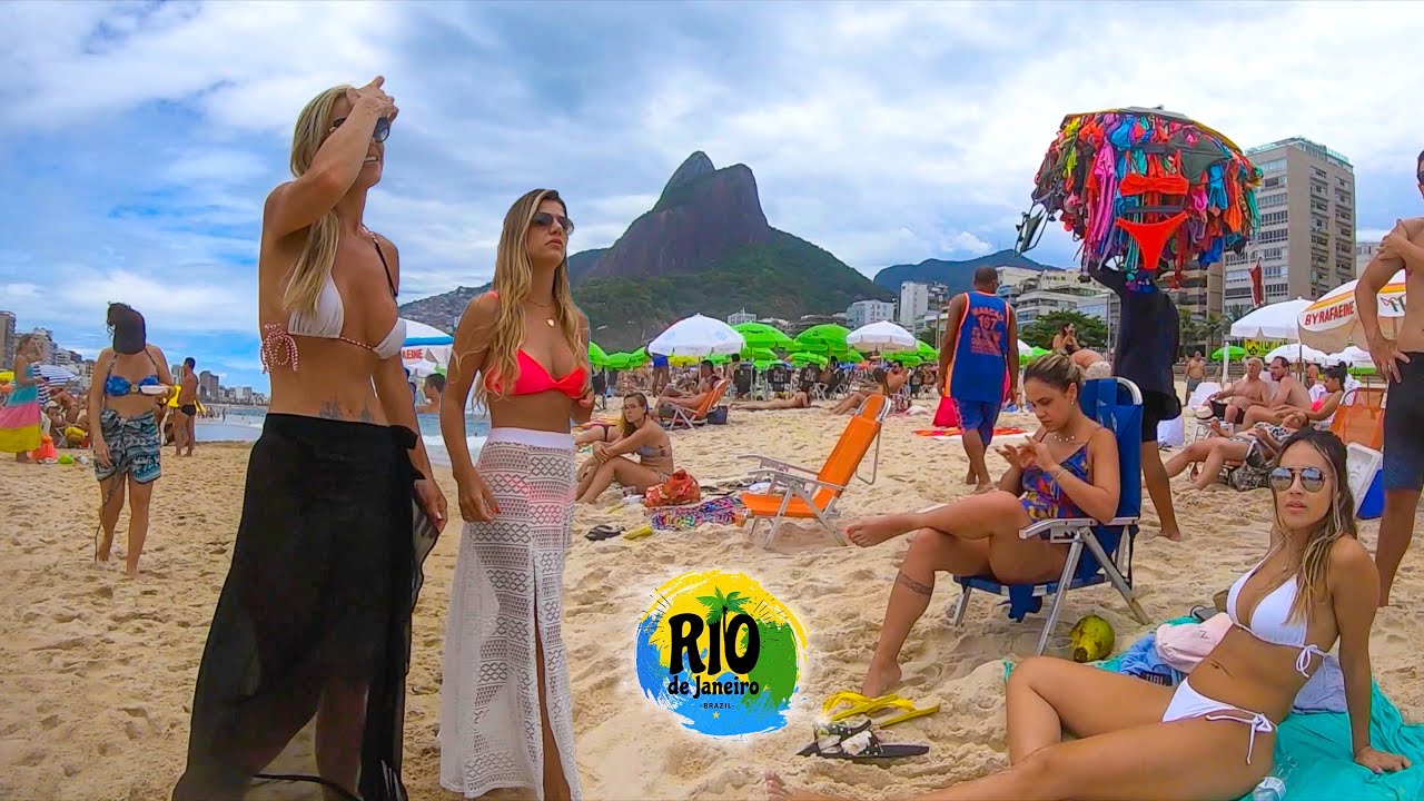 🇧🇷Rio de Janeiro Leblon Beach Brasil 2022 - [Beach Walk Full Tour]