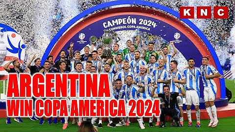 LAUTARO MARTINEZ SCORES AN EXTRA-TIME WINNER TO GIVE ARGENTINA A 1-0 COPA AMÉRICA WIN OVER COLOMBIA.