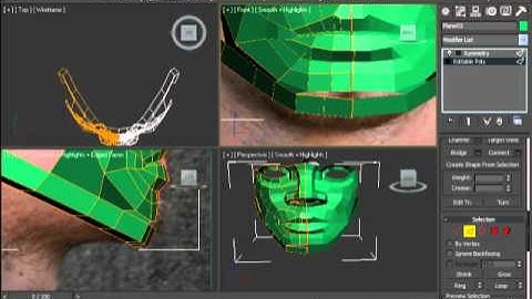 3ds max human character modeling tutorial part 3
