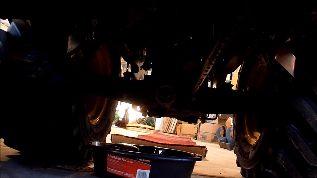 John Deere X748 Trans Oil Change YouTube