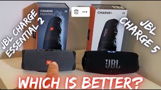 JBL Charge 5 vs JBL Charge 4 vs JBL Charge Essential