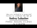 Похоронное служение - Andrey Lukashov - 15 Января 2020