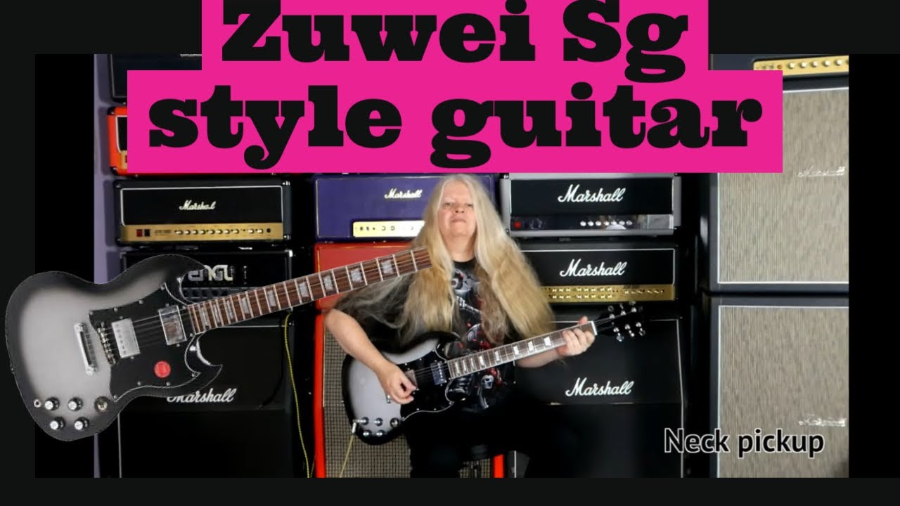 Zuwei SG guitar, review and demo YouTube