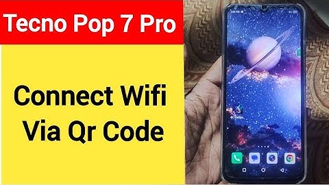 How to connect WiFi via QR code, Tecno Pop 7 Pro me Bina password ke Wi Fi connect kaise karen