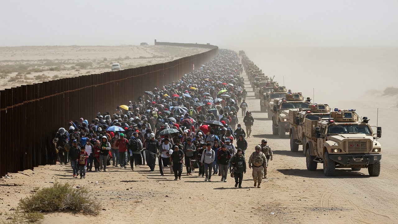 US-Mexico Border: US Army Moves In Strong - Shocking Show of Force!