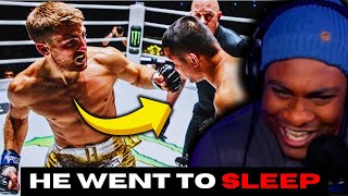 UFC FAN REACTS TO WILDEST Muay Thai KNOCKOUTS Of 2023 🤯 Haggerty, Tawanchai & More!