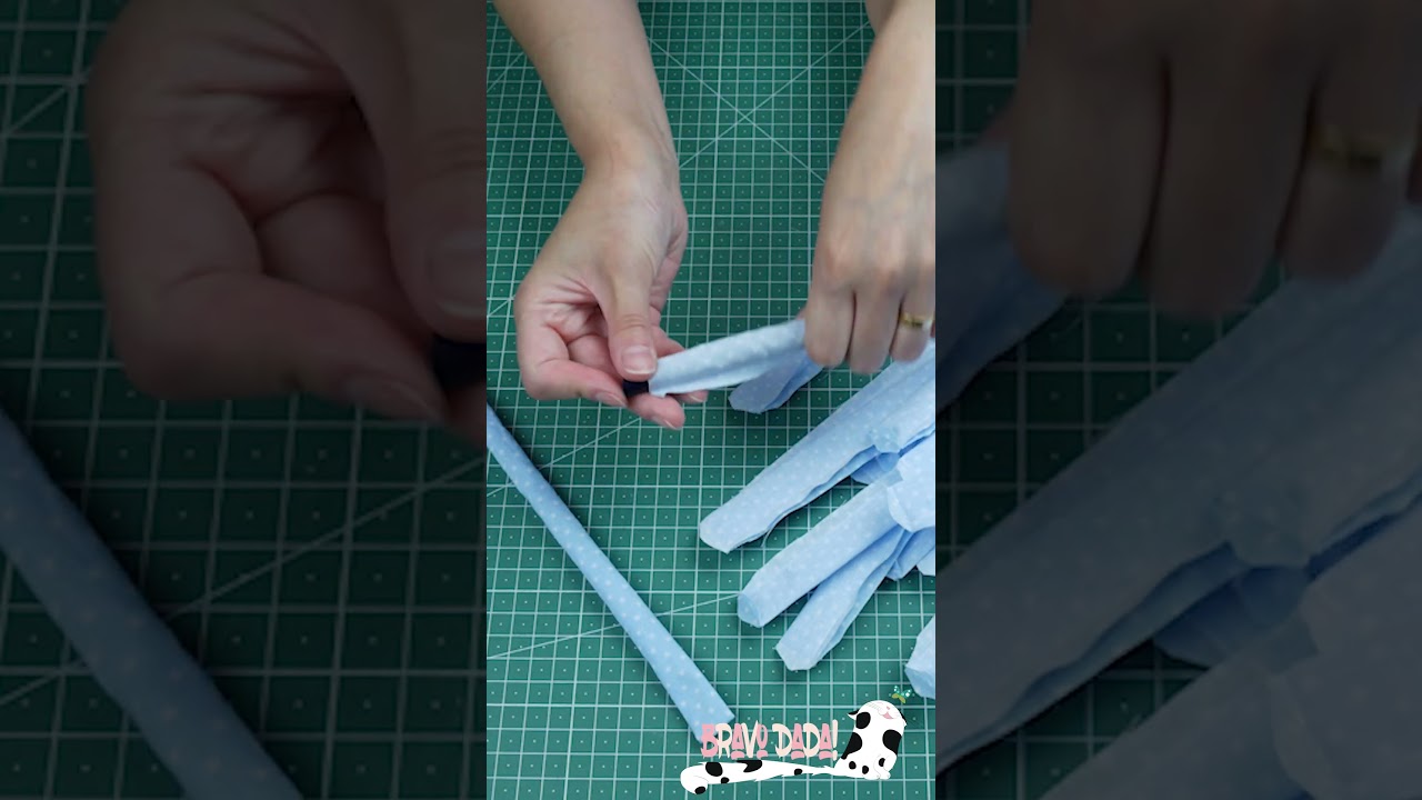 Fabric Tubes – DIY How To Make & Turn Right Side Out – Full Video on My Channel (See Description)