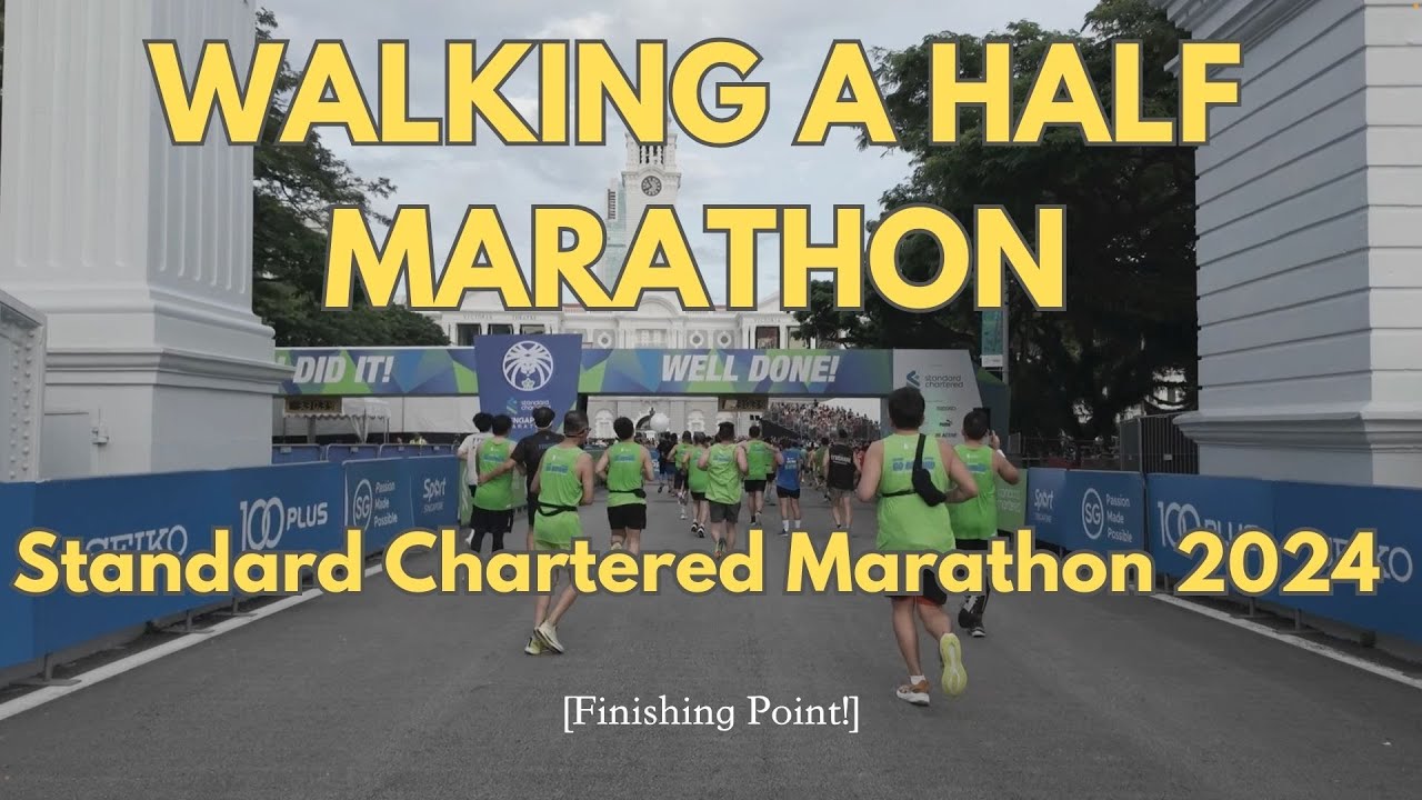 I Walked my First Half Marathon | Standard Chartered Singapore Marathon 2024 | Injury Recovery