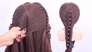 Beautiful Ponytail Hairstyle For Long Hair  Very Stylish Hairstyle Design For Long Hair | HairStyle