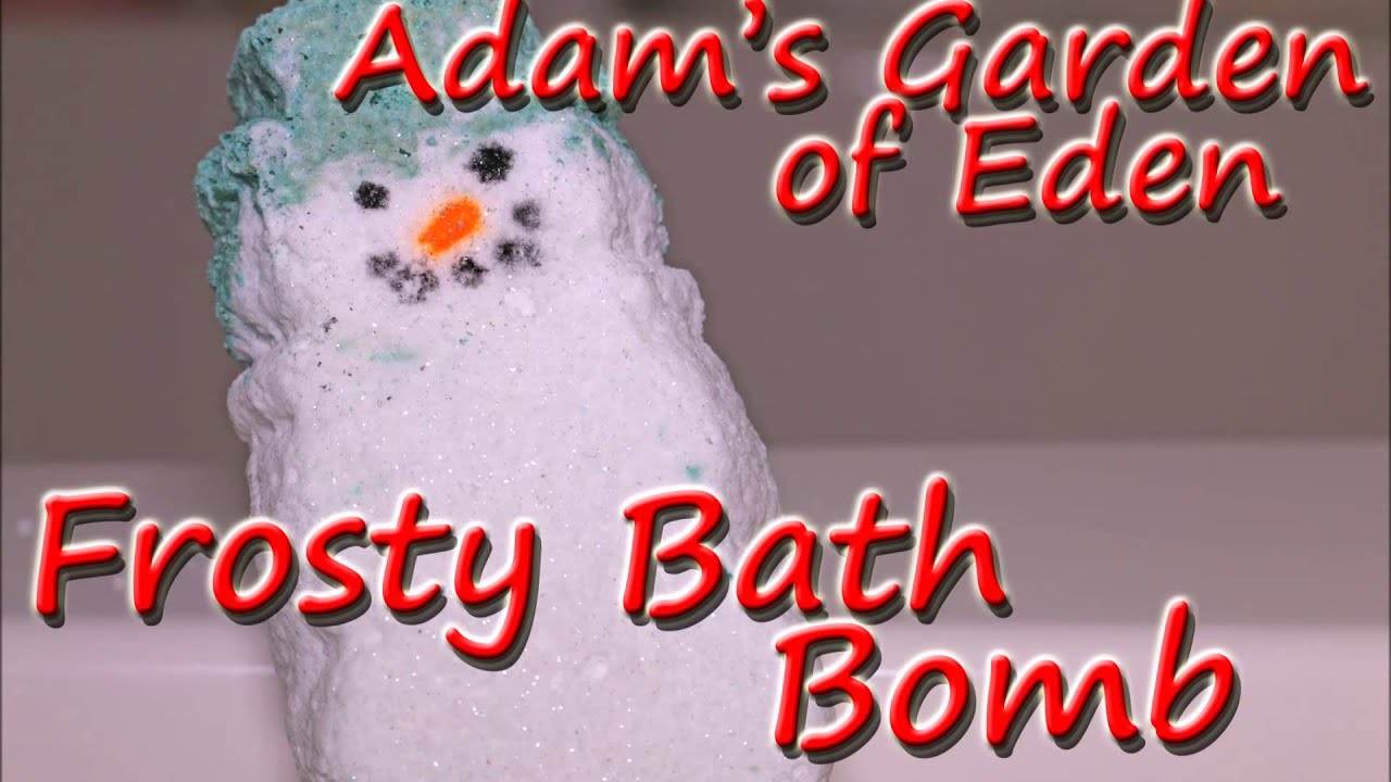 Adam's Garden of Eden Frosty Bath Fizzy Underwater Demo Review YouTube