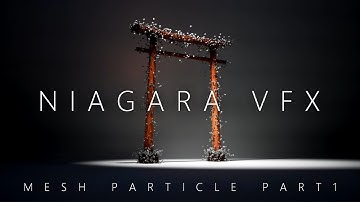 UE5 NIAGARA VFX -Mesh particle