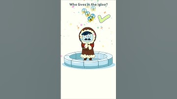 Dop 2 (Delete one part) Level-1042 Who lives in the igloo? #viralvideo #shortfeeds #shorts #puzzle