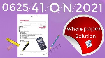 0625/41/O/N/21 whole paper Solution IGCSE Physics paper 41 (October/November 2021) Paper 4 Theory