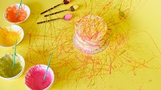 How To Splatter Paint A Cake