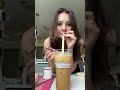 Love a honey ice coffee with a hint of dawn #coffeeasmr #coffeetiktok #dawndishsoap