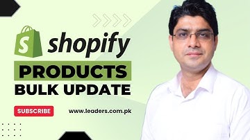 Bulk Edit Prices On Shopify Using CSV File | eCommerce by The Leaders