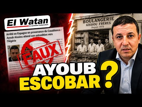 Ayoub Escobar ou Pablo Aissiou ?  La vérité sur un acharnement médiatique et personnel !