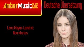 Lena Meyer-Landrut - Boundaries (Deutsche Übersetzung)