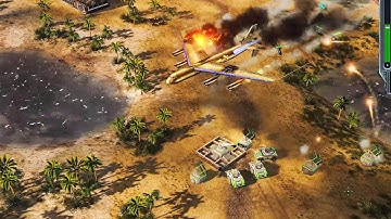 Humvees and Planes! 2v2 Command & Conquer [4k]