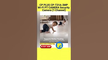 CP PLUS CP-T31A-3MP Wi-Fi PT CAMERA Security Camera (1 Channel)