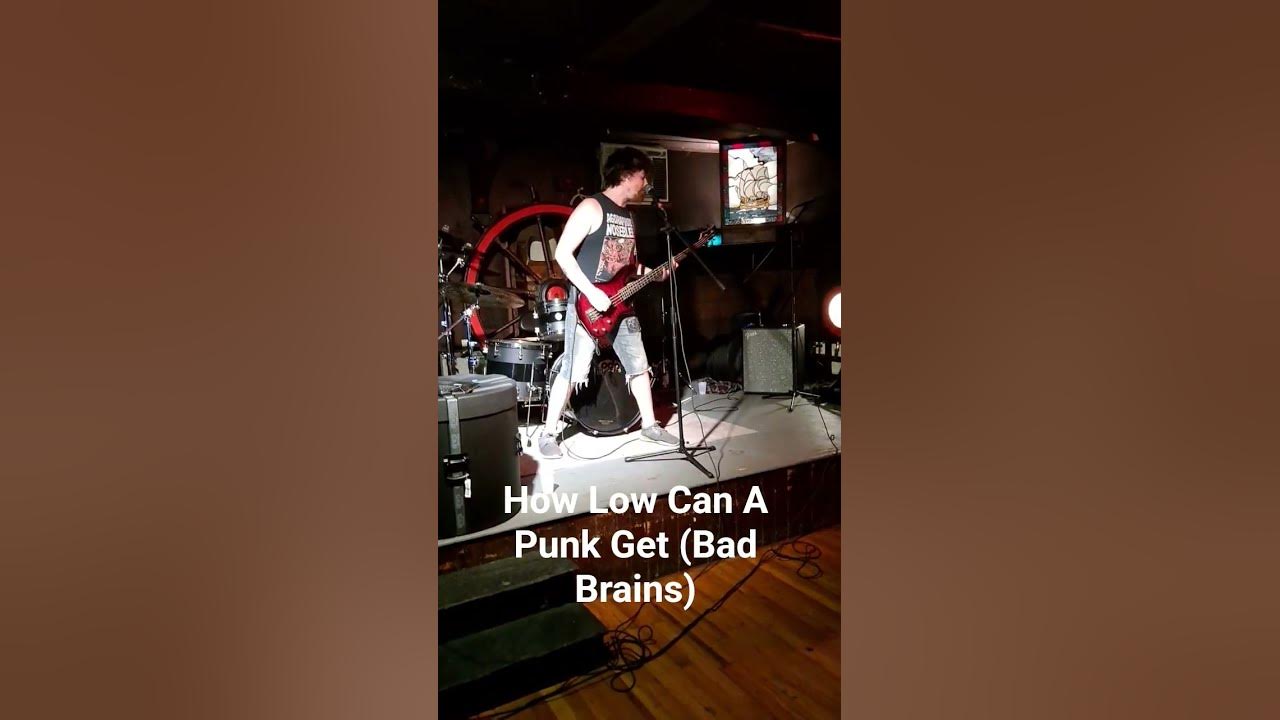 How Low Can A Punk Get cover of Bad Brains at Hotel Vernon, Worcester MA in 2021