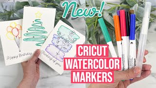 Using Cricut Watercolor Markers for Scrapbooking 