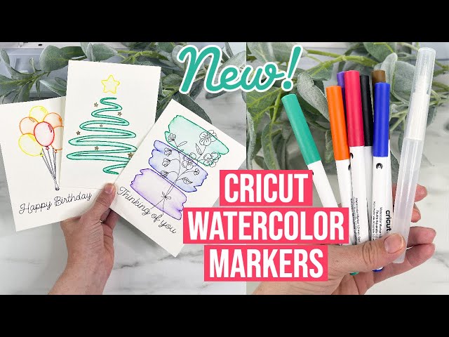 How To Use Cricut Watercolor Markers and Cards - Hello Creative Family