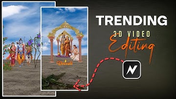 "Diwali Special 3D Lakshmi Puja Status Editing | Node Video App Tutorial"