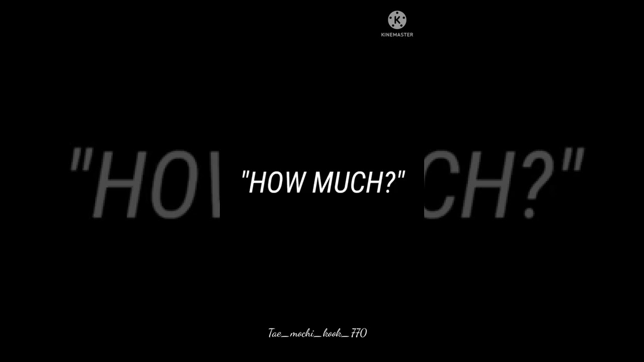 Kim Taehyung: Money or Me? 