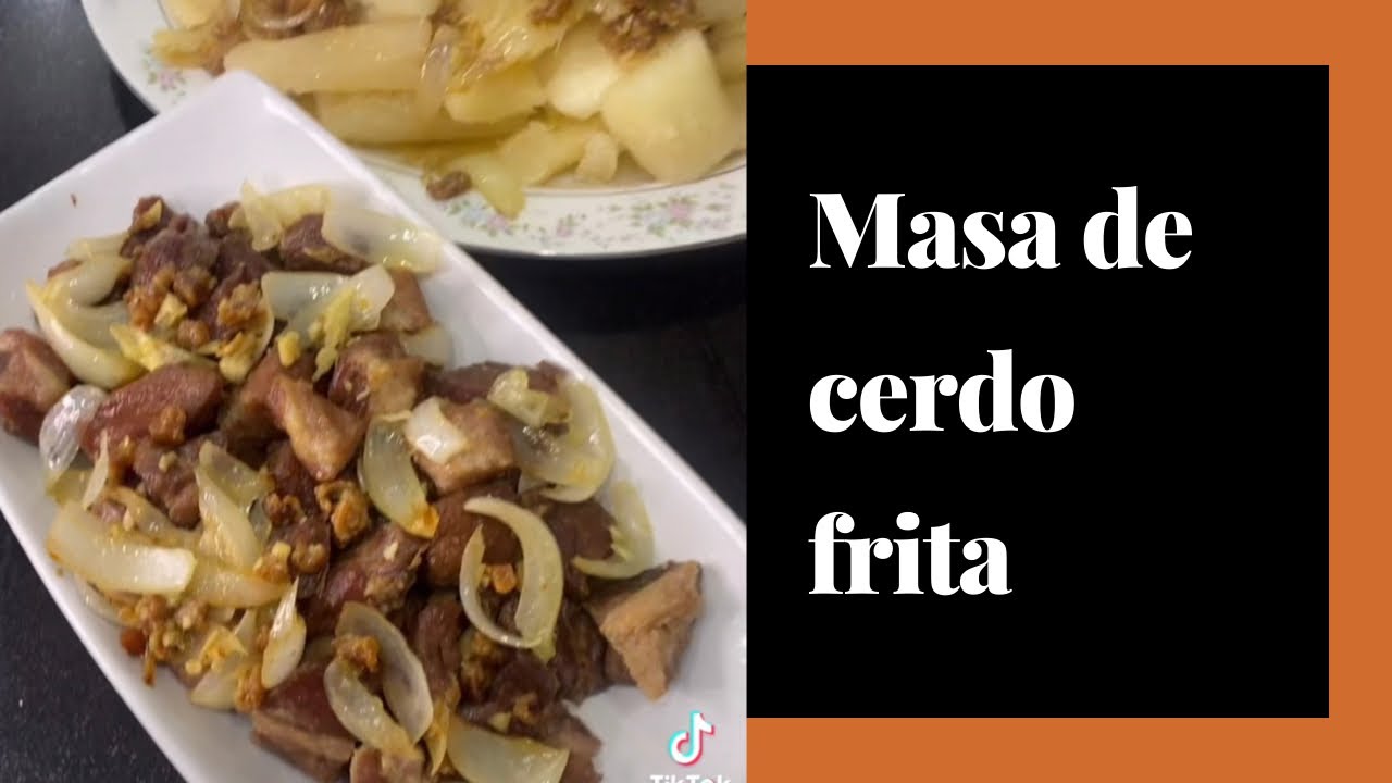 Masa frita, masa de cerdo frita.