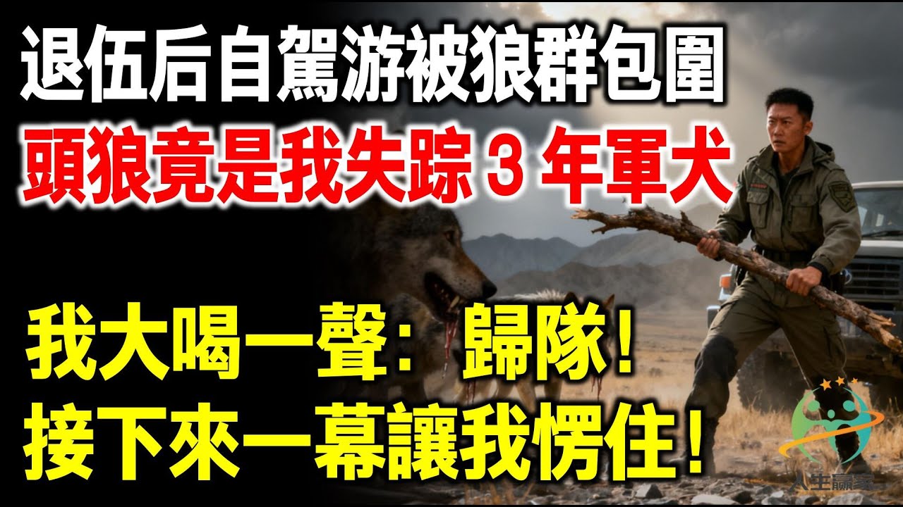 退伍後自駕遊被狼群包圍，頭狼竟是我失蹤3年的軍犬，我大喝一聲：歸隊！接下來一幕讓我驚呆！