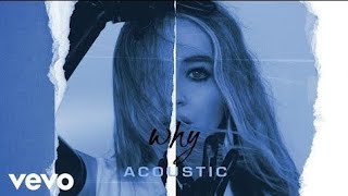 Sabrina Carpenter - Why Acousticaudio Only