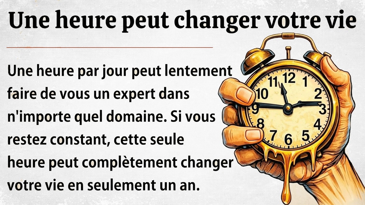Une Heure par Jour Peut Changer Votre Vie || Apprenez le français avec des histoires simples (A1–A2)