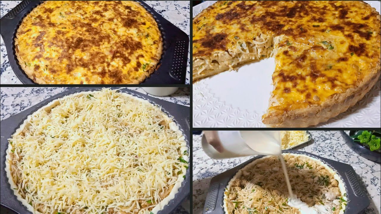 اروع كيش الدجاج بدون كلوتين😍 طريقة تحضير العجين المكسر (قوارب الكيش) Patte brisée بدون كلوتين