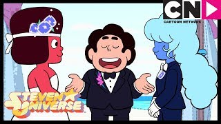 Video thumbnail of "Steven Universe | Ruby and Sapphire's Wedding - They Fuse Into Garnet | Reunited | Cartoon Network"