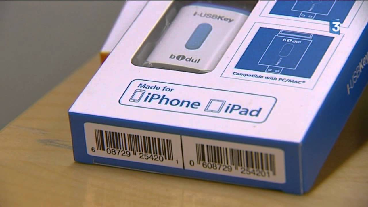 Une clé USB compatible Ipad & Iphone YouTube