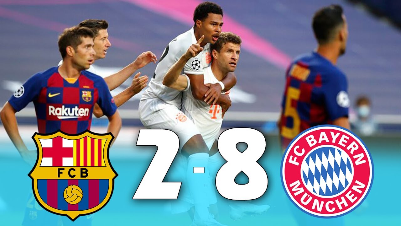Barcelona vs Bayern Munich 28 Highlights & All Goals (14.08.2020) HD