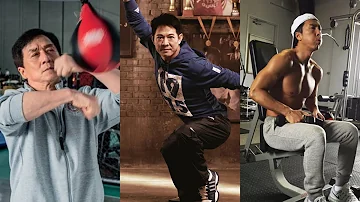 Jackie Chan (成龍), Jet Li (李连杰), Donnie Yen (甄子丹) Training 2018