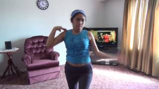 Flora Dancing To Hindi Music