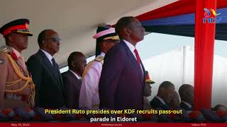 President Ruto presides over KDF recruits passout parade in Eldoret