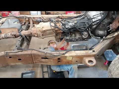 S10 transmission removal. - YouTube