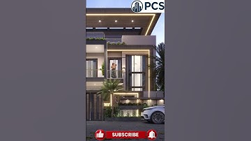 Contemporary Villa | Ghar ka 3D Design 3D Elevation in Enscape #shorts