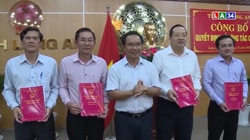 Long An: Công bố các Quyết định về công tác cán bộ | LONG AN TV