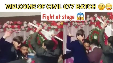 Welcome party of CIVIL 077 Batch 😱 | IOE Pulchowk Campus | IOE ENTRANCE |