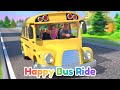 Wheels On The Bus Go Round and Round 🚌 | Kids Song