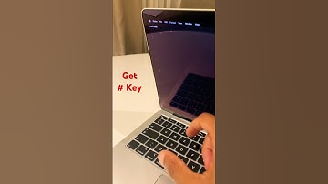 Hoe krijg je de # pond-hash-sleutel op je MacBook? #mactips #macbook