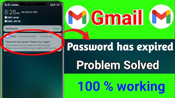 Password has expired. Please log in again.❌Error saw in android|| Email password has expired?