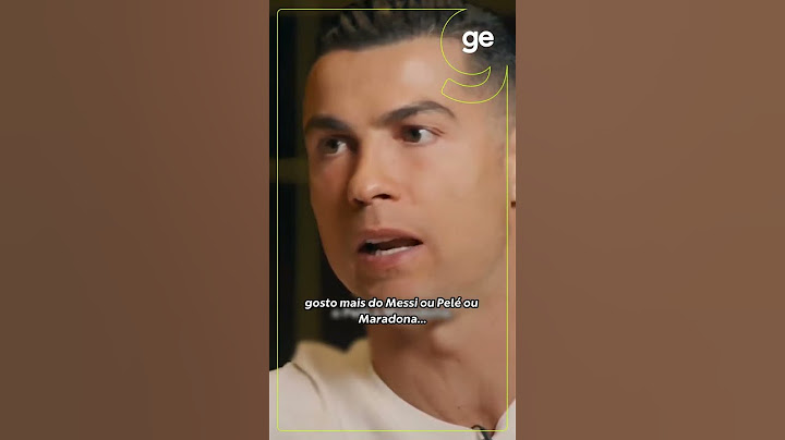 CRISTIANO RONALDO: "SOU O MELHOR DA HISTÓRIA, O MAIS COMPLETO" | #shorts | ge.globo
