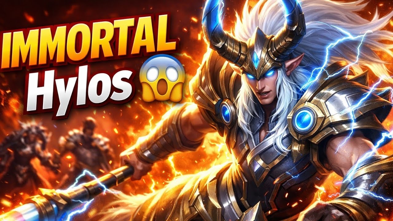 IMMORTAL Hylos 😱 UNSTOPPABLE TANK GOD | MLBB Rank Push